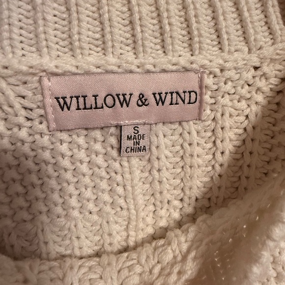 Willow & Wind cropped knit sweater - Picture 4 of 5